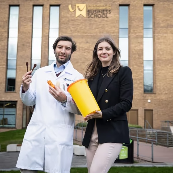 Olivia Simpson and Dr. Mattia Parati award